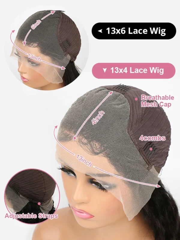 Wear Go Body Wave 5x5 6x4 Pre Cut Lace Closure Wig 13X4 13X6 Lace Front Wig Human Hair Brazilian 100% Human Hair Wigs - Image 13