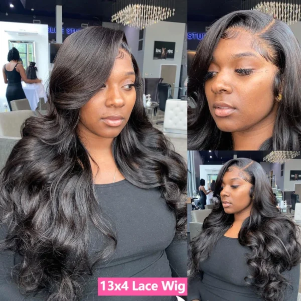 HD Transparent 13x4 13x6 Body Wave Lace Front Wig Pre Plucked 360 Lace Frontal Wig Human Hair Wigs For Women 5x5 Closure Wig - Image 15