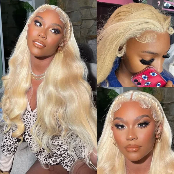 Blonde Body Wave Lace Front Wig HD Transparent Lace 13x4 13x6 Human Hair Wig 613 Pre Plucked Full Frontal Wigs For Black Women - Image 22