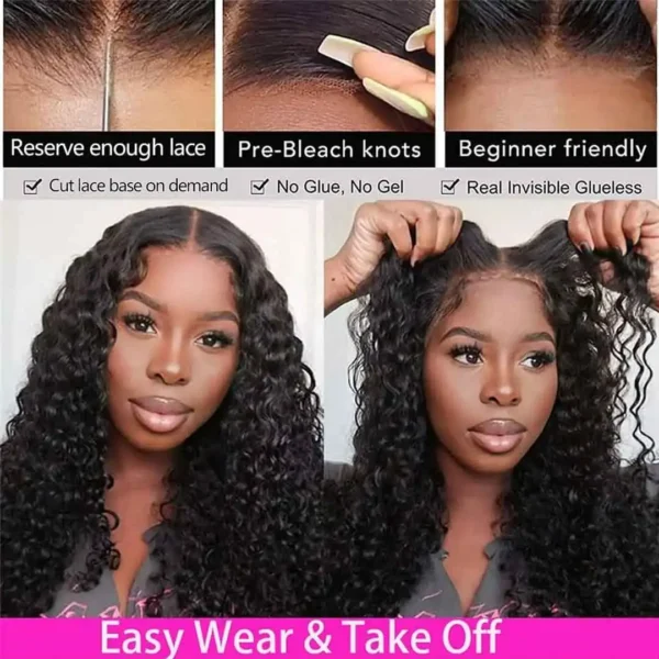 Loose Deep Wave Human Hair Wigs For Women Human Hair Glueless Wig Human Hair Ready To Wear Pre Plucked Brazilian Raw Human Hair - Image 5