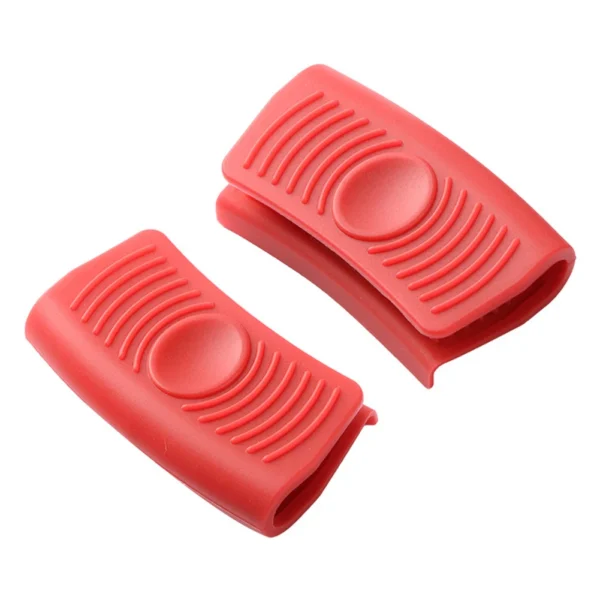 2pcs Pan Handle Cover Heat Resistant Anti Scalding Pot Holder Clip Non-Slip Oven Mitts Gloves Cooking Tool Kitchen Gadgets - Image 7