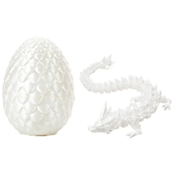 3D Printed Dragon in Egg 3D Printed Crystal Dragon Crystal Dragon Fidget Collectible Figurines for Home Office Car Desk Decor - Image 9