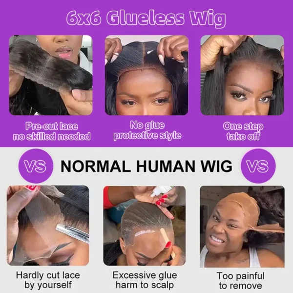 13x6 HD Transparent Body Wave Lace Frontal Human Hair Wig 30 40 Inch 13x7 Lace Front Wig 250 Density 6x6 Glueless Closure Wigs - Image 13