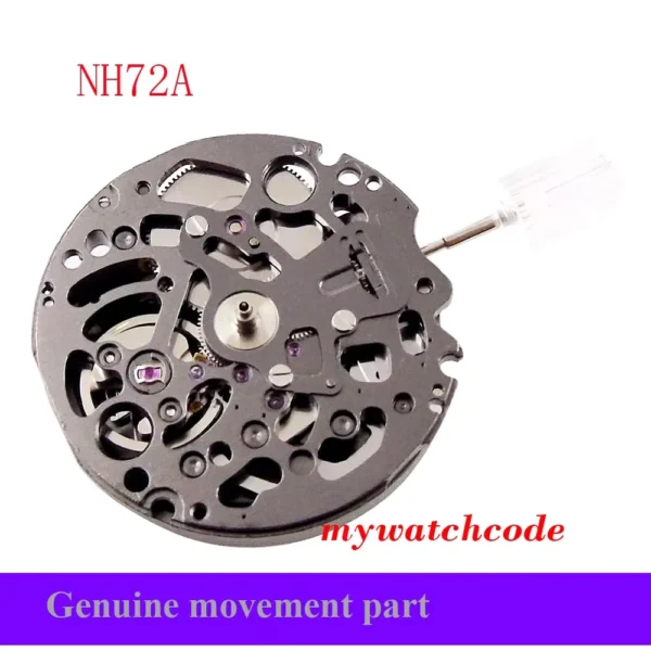 NH72A Mechanical Watch Movement Stem Skeleton Face 21600bph NH70A SKX Watch Parts Accessories Mechanism - Image 13