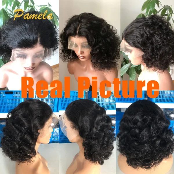 Super Double Drawn Glueless Wig 100% Human Hair Ready To Go 30inch Loose Deep 250% High Density 13x4 Transparent Lace Front Wigs - Image 4
