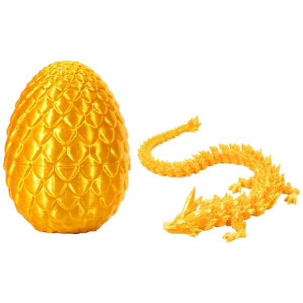 3D Printed Dragon in Egg 3D Printed Crystal Dragon Crystal Dragon Fidget Collectible Figurines for Home Office Car Desk Decor - Image 7