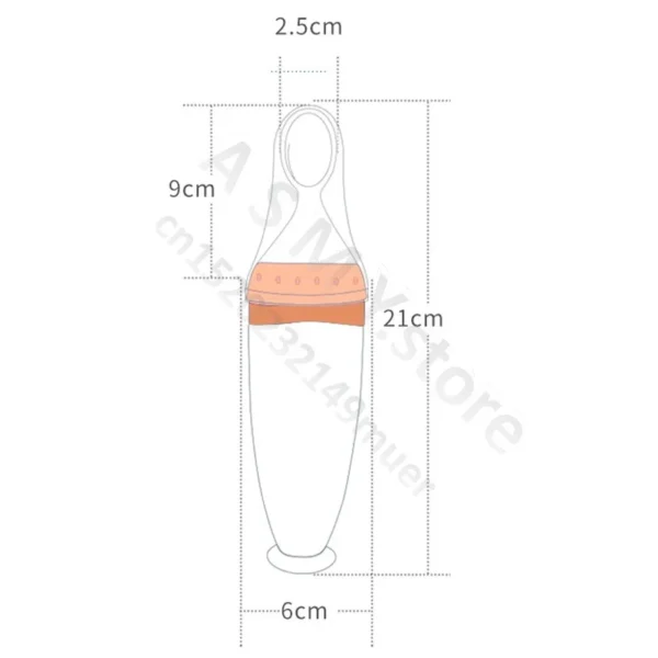 BBET Squeezing Feeding Bottle Silicone Newborn Baby Training Rice Spoon Infant Cerea Food Supplement Feeder Safe Tableware - Image 25