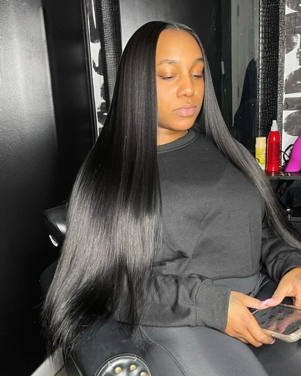 300% High Density 40 46 Inch Bone Straight 13x6 HD Lace Front Wigs Human Hair Brazilian 13x4 360 Full Lace Frontal Wig Pre Pluck - Image 24