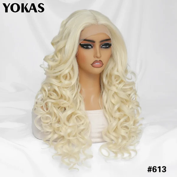 24 Inch Synthetic Lace Front Wigs For Black Women Curly Afro Lace Wigs for Afro Women Chocolate Brown Lace Front Wigs For Woman - Image 19
