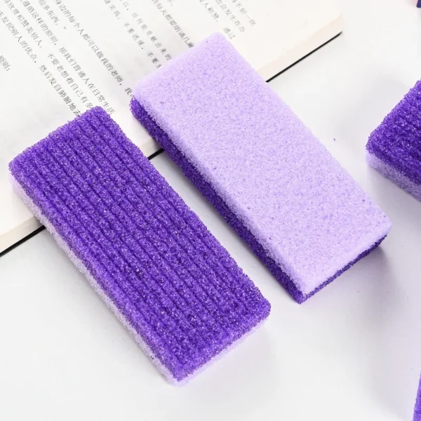 1pc Hard Dead Skin Portable PU Scrub Pumice Grinding Stone Foot Pumice Stones Exfoliating Scrubing Remover Foot Care Tool Purple - Image 11