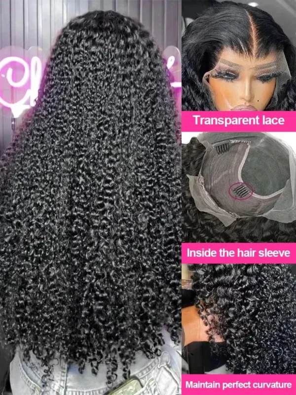 280% Density 38 40 Inch Deep Wave 13x6 HD Lace Front Human Hair Wig Loose Water Curly 13x4 Lace Frontal Wig Human Hair For Women - Image 2