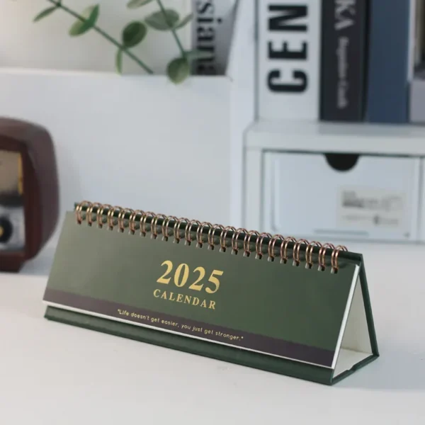 Desk Standing Calendar 2025 Desktop Small Monthly Planner Table Office Mini Tabletop Schedule Wall Daily Decorative - Image 8