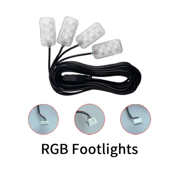 Full Colors Streamer Symphony RGBIC Ambient Light Accessories 3 wire LED Strip (RGB Door/Storage/Footlight 4 wire) "LED Lamp"App - Image 10