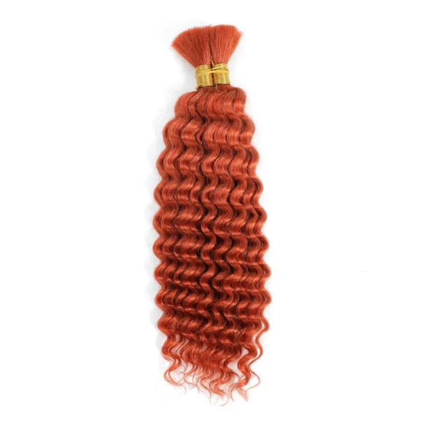 Human Braiding Hair Deep Wave Bulk Human Hair 100g No Weft Human Hair Bundles Micro Human Braiding Hair for Boho Braids - Image 10