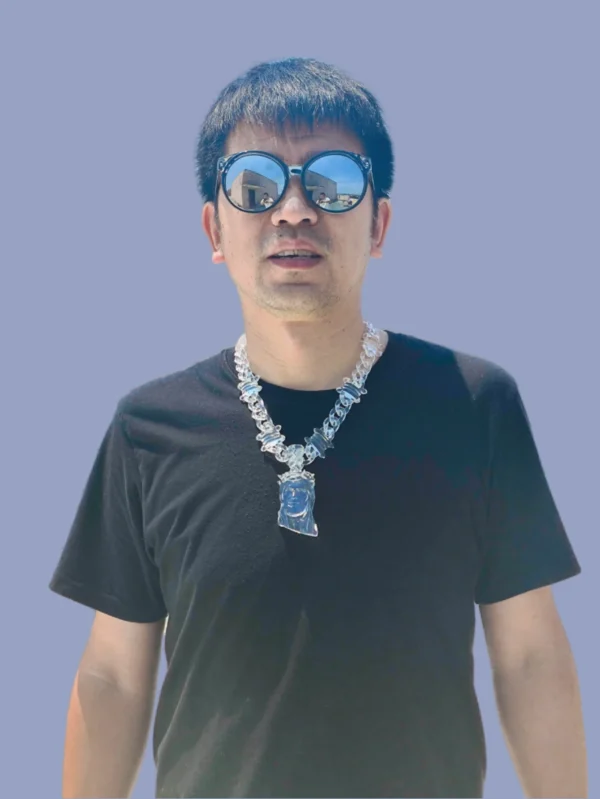 Trendy Transparent Clear Acrylic Big Juese Pendant Necklace for Men Hiphop Brambles Wire Jesus Christ Necklaces Male Jewelry - Image 6