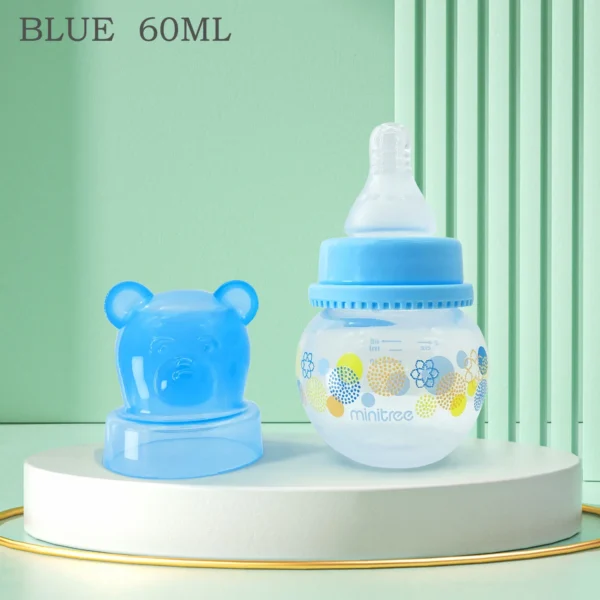 0-6 months newborn baby mini bottle, 60ml creative small windmill baby bottle, fall-proof and anti-colic PP bottle, BPA-free - Image 16