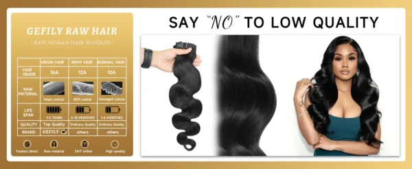 16A Body Wave Bundles Human Hair Brazilian Virgin 1/3/4/5 Pcs Weave Natural Black Color Hair Extensions 100% Human Hair Bundles - Image 11