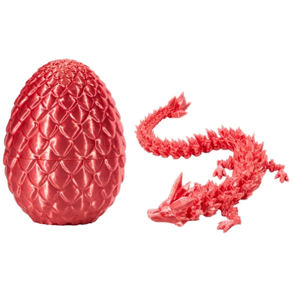 3D Printed Dragon in Egg 3D Printed Crystal Dragon Crystal Dragon Fidget Collectible Figurines for Home Office Car Desk Decor - Image 25