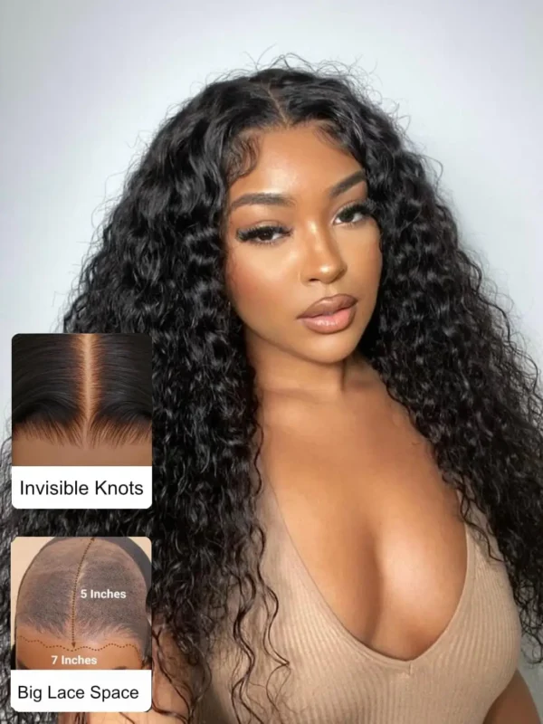 Loose Deep Wave Human Hair Wigs For Women Human Hair Glueless Wig Human Hair Ready To Wear Pre Plucked Brazilian Raw Human Hair - Image 2