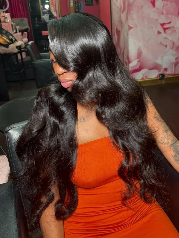 Body Wave Bundles 100% Human Hair Extensions Brazilian Remy 30 Inch Water Wavy Raw Hair Bundles Virgin Double Weft Hair Weaving - Image 18