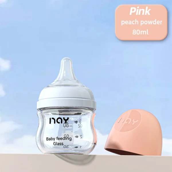 Dr.isla Glass Bottles Newborn Feeding Bottles 80ML/160ML Baby Bottle Anti-flatulence Milk Feeding Bottles Infant BPA free - Image 9
