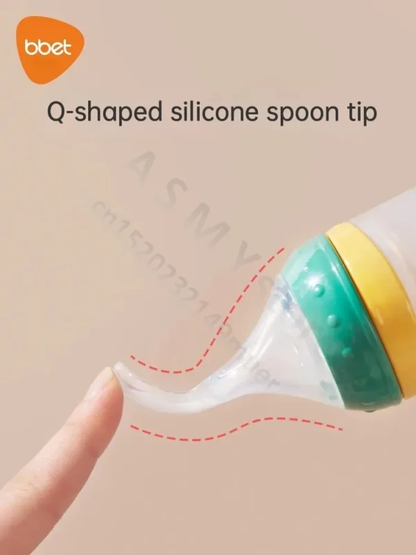 BBET Squeezing Feeding Bottle Silicone Newborn Baby Training Rice Spoon Infant Cerea Food Supplement Feeder Safe Tableware - Image 20