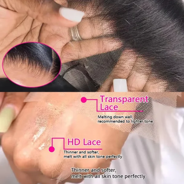 13x6 Hd Lace Frontal Wig Human Hair 13x4 Body Wave Human Hair Wigs For Black Women 30 40 Inch Lace Front Human Hair Wig - Image 5