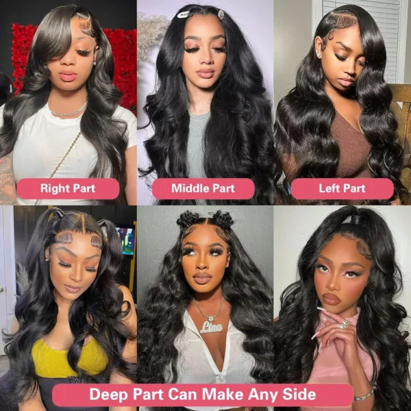 Wear Go Body Wave 5x5 6x4 Pre Cut Lace Closure Wig 13X4 13X6 Lace Front Wig Human Hair Brazilian 100% Human Hair Wigs - Image 6