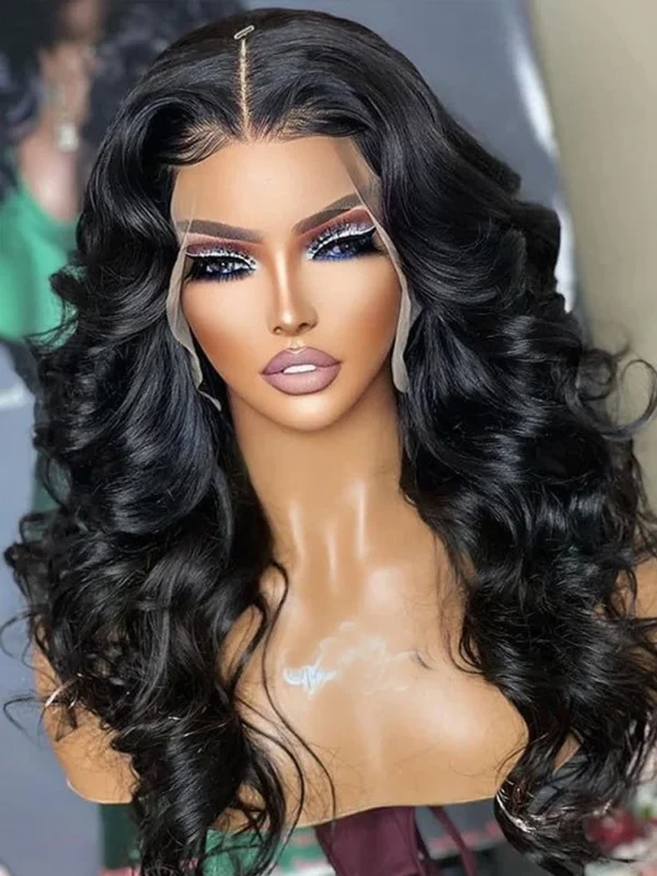 180% Body Wave Glueless Wig Glueless Body Wave Human Hair Wigs For Women 13x4 Lace Frontal Human Hair Wig Glueless Wig Human Hai - Image 7