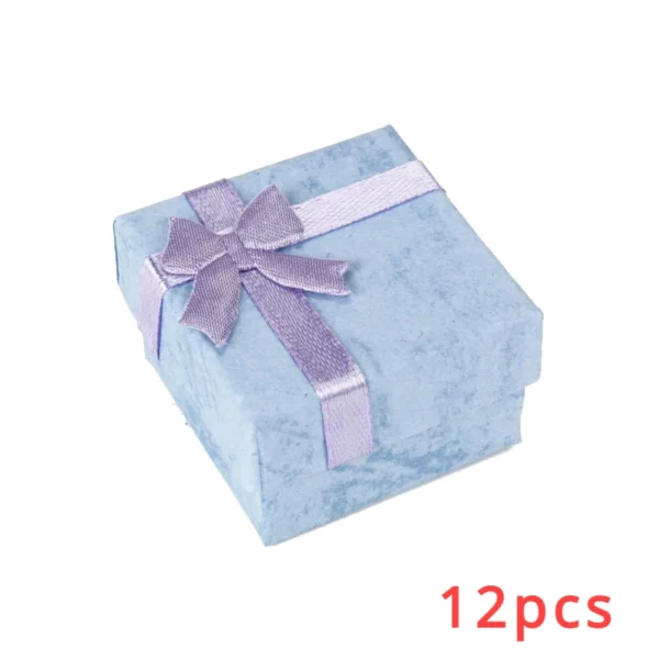 Ring Organizer Box Earrings Storage Gift Box Earrings Ring Box Paper Jewellry Packaging Container Trinket Box 1pc 4x4cm - Image 10