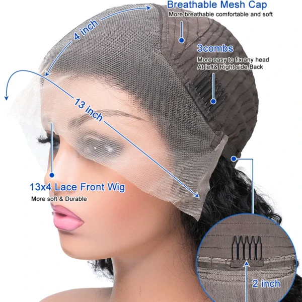 30 40 Inch Straight HD Lace Front Wig Brazilian Cheap Frontal pre plucked Bob Wigs For Women Choice Human Hair 250 Density - Image 21