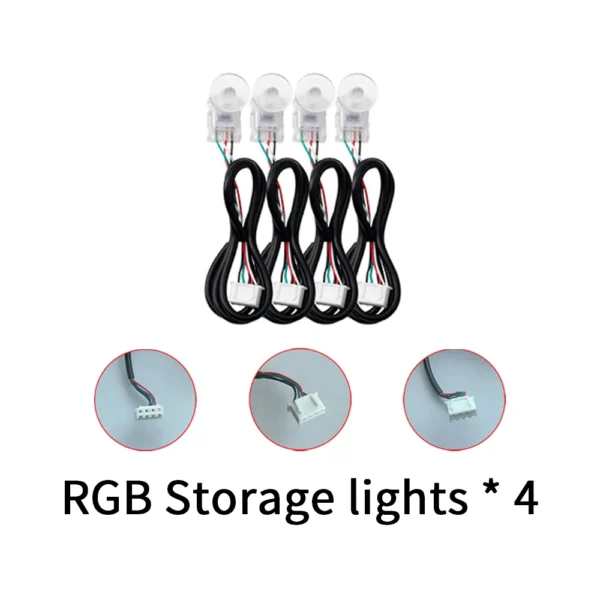 Full Colors Streamer Symphony RGBIC Ambient Light Accessories 3 wire LED Strip (RGB Door/Storage/Footlight 4 wire) "LED Lamp"App - Image 5