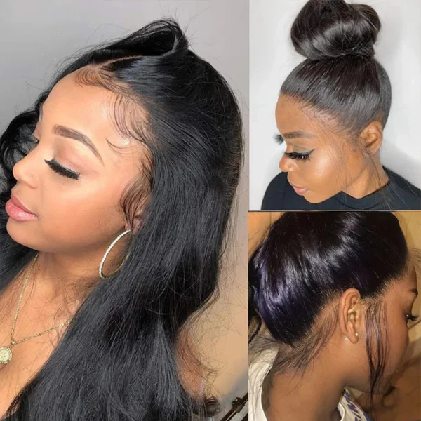 Real Full Lace Wigs 100% Human Hair for Braided Wigs Knotless Braids Straight HD Full Lace Frontal Wig Braid Wigs Preplucked - Image 8