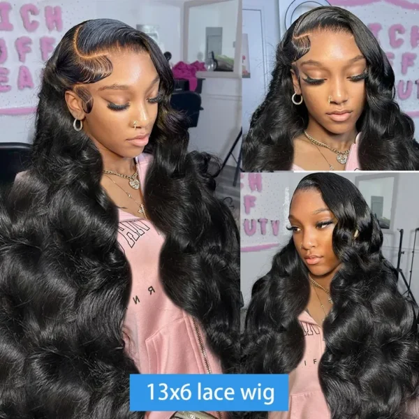 40 Inch Loose Body Wave High Density 13x6 Hd Lace Frontal Wigs Brazilian Black Human Hair Choice For Women 13x4 Lace Front Wig - Image 4