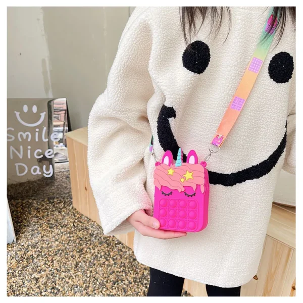 37 styles Fidget Toys Silicone Push Bubble Crossbody Bag Sensory Reliver Autism Adults Kids Handbag Squeeze Toys for Kids gifts - Image 43