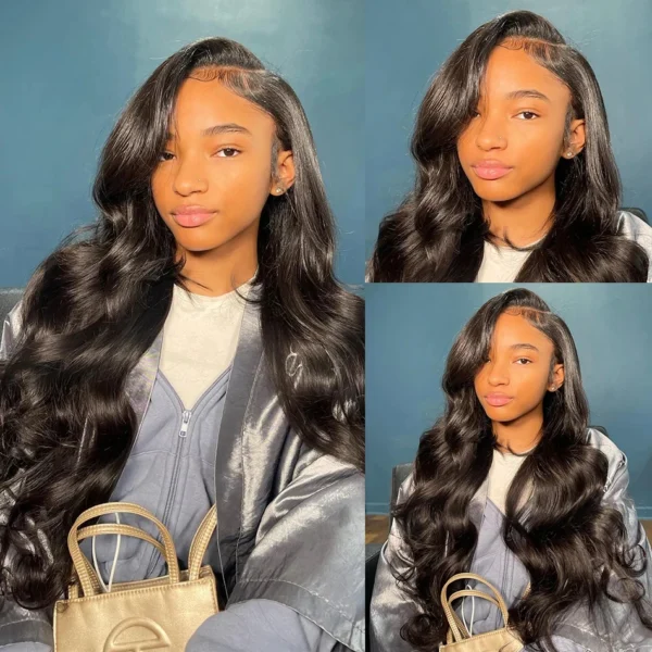 Mossily 3 4 5 Bundles 40 Inches 100% Raw Human Hair Body Wave Brazilian Remy Human Hair Bundle Extension Double Drawn Weavy - Image 13