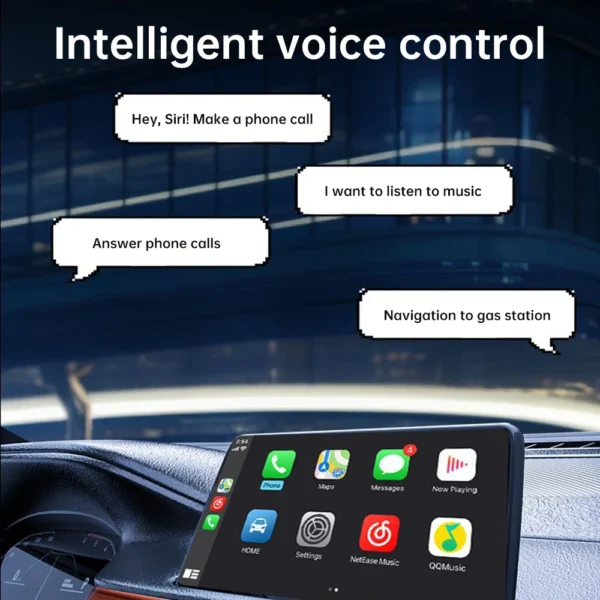 Auto Wireless Carplay Adapter Android 2in 1 Smart Dongle 5G WIFI for OEM Car Stereo With USB Plug and Play For iphone Android - Image 2