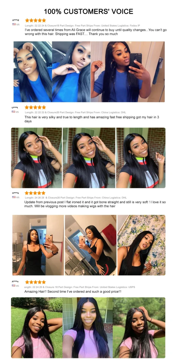 250% Density 4Pcs Bone Straight Human Hair Bundles 38 48 Inch Human Hair Bundles Virgin Hair Weave Bundles Remy Hair Extensions - Image 11