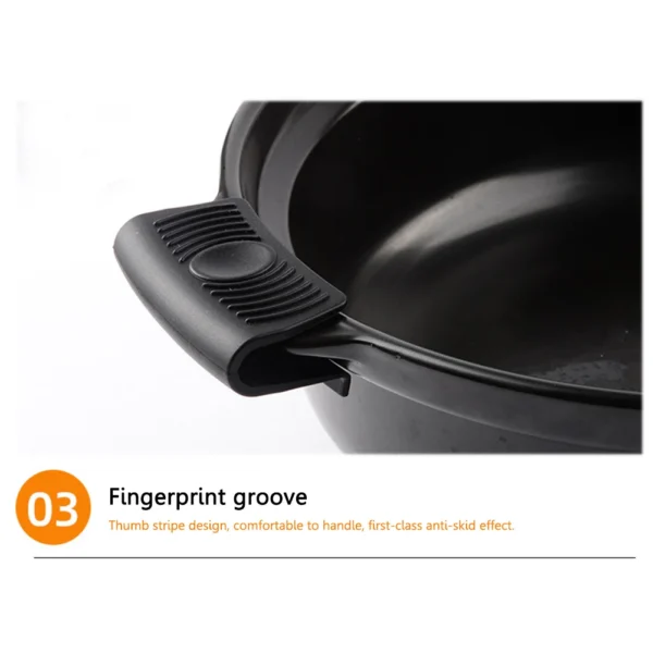 2pcs Pan Handle Cover Heat Resistant Anti Scalding Pot Holder Clip Non-Slip Oven Mitts Gloves Cooking Tool Kitchen Gadgets - Image 11