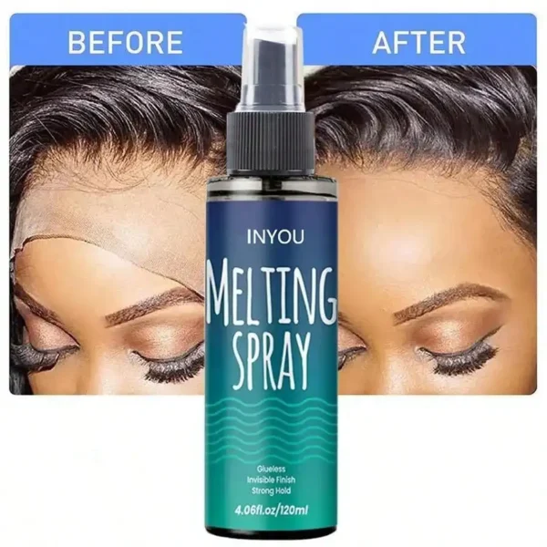120ML Lace Melting and Holding Spray Glue-Less Hair Adhesive for Wigs, Strong Natural Finishing Hold with Control - Image 9