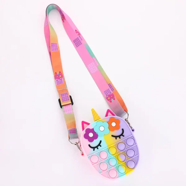 37 styles Fidget Toys Silicone Push Bubble Crossbody Bag Sensory Reliver Autism Adults Kids Handbag Squeeze Toys for Kids gifts - Image 29