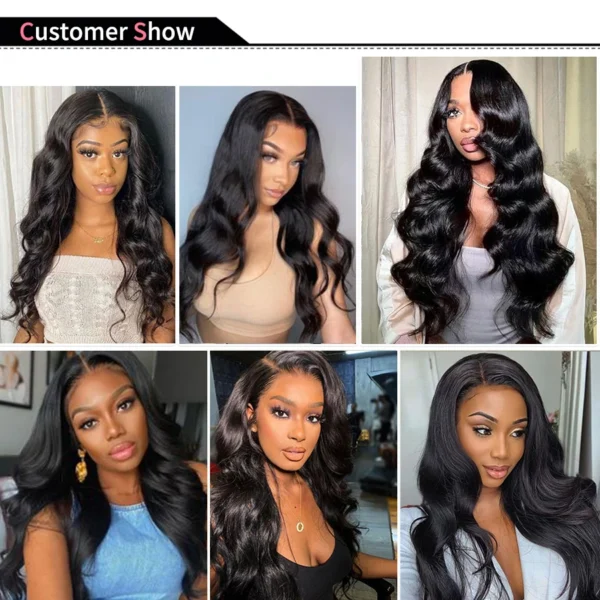 Body Wave Bundles Human Hair Brazilian Hair Weave Bundles 100% Natural Black Human Hair Extensions 1 3 4 PCS Bundles - Image 6
