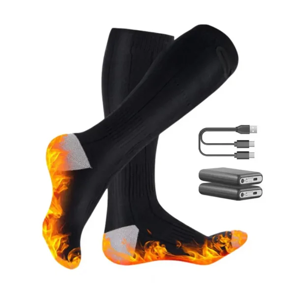 Heated Socks Thermal Winter Warm Skiing Heating Arthritis Electric Socks App Control Rechargeable Outdoor Sport Foot Warmer - Image 6
