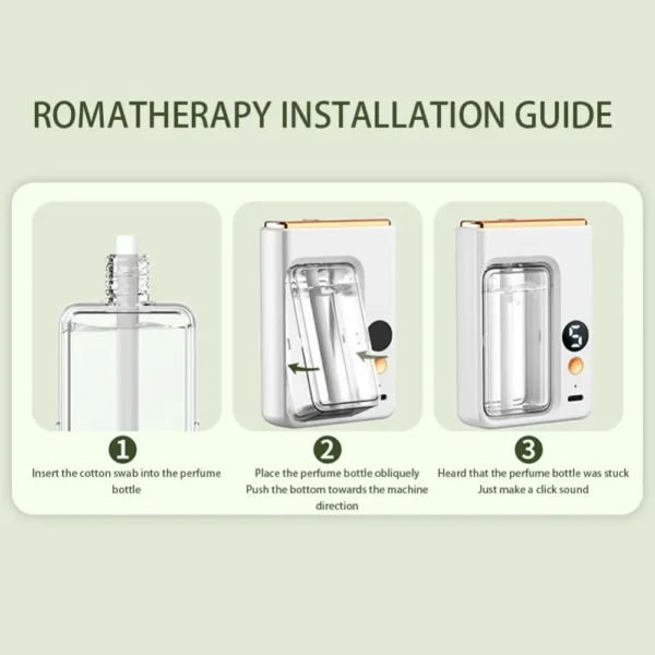 Wall-mounted Air Freshener Spray Rechargeable Aromatherapy Diffuser Hotel Home Fragrance Aromatherapy Essential Oil Diffuse - Image 21