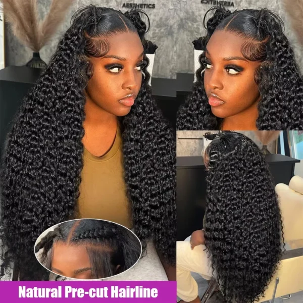 300% High Density Loose Deep Wave 40 46 50 Inch 13x6 13x4 HD Lace Frontal Human Hair Wig Brazilian 360 Full Curly Wigs For Women - Image 15