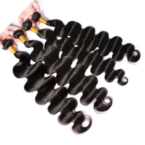 Mossily 3 4 5 Bundles 40 Inches 100% Raw Human Hair Body Wave Brazilian Remy Human Hair Bundle Extension Double Drawn Weavy - Image 19