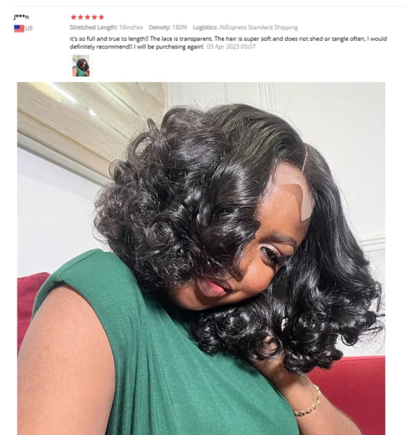 Super Double Drawn Glueless Wig 100% Human Hair Ready To Go 30inch Loose Deep 250% High Density 13x4 Transparent Lace Front Wigs - Image 17