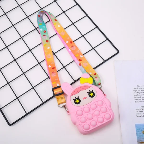 37 styles Fidget Toys Silicone Push Bubble Crossbody Bag Sensory Reliver Autism Adults Kids Handbag Squeeze Toys for Kids gifts - Image 32