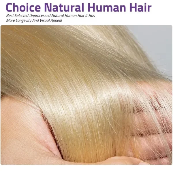 13x6 HD Transparent 613 Blonde Lace Frontal Wig Human Hair  200% Density  36 inches Lace Frontal Wig straight Lace Frontal Wigs - Image 5