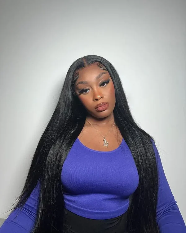300% High Density 40 46 Inch Bone Straight 13x6 HD Lace Front Wigs Human Hair Brazilian 13x4 360 Full Lace Frontal Wig Pre Pluck - Image 15